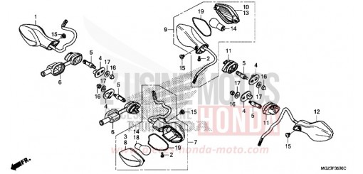 CLIGNOTANT CBR500RAE de 2014